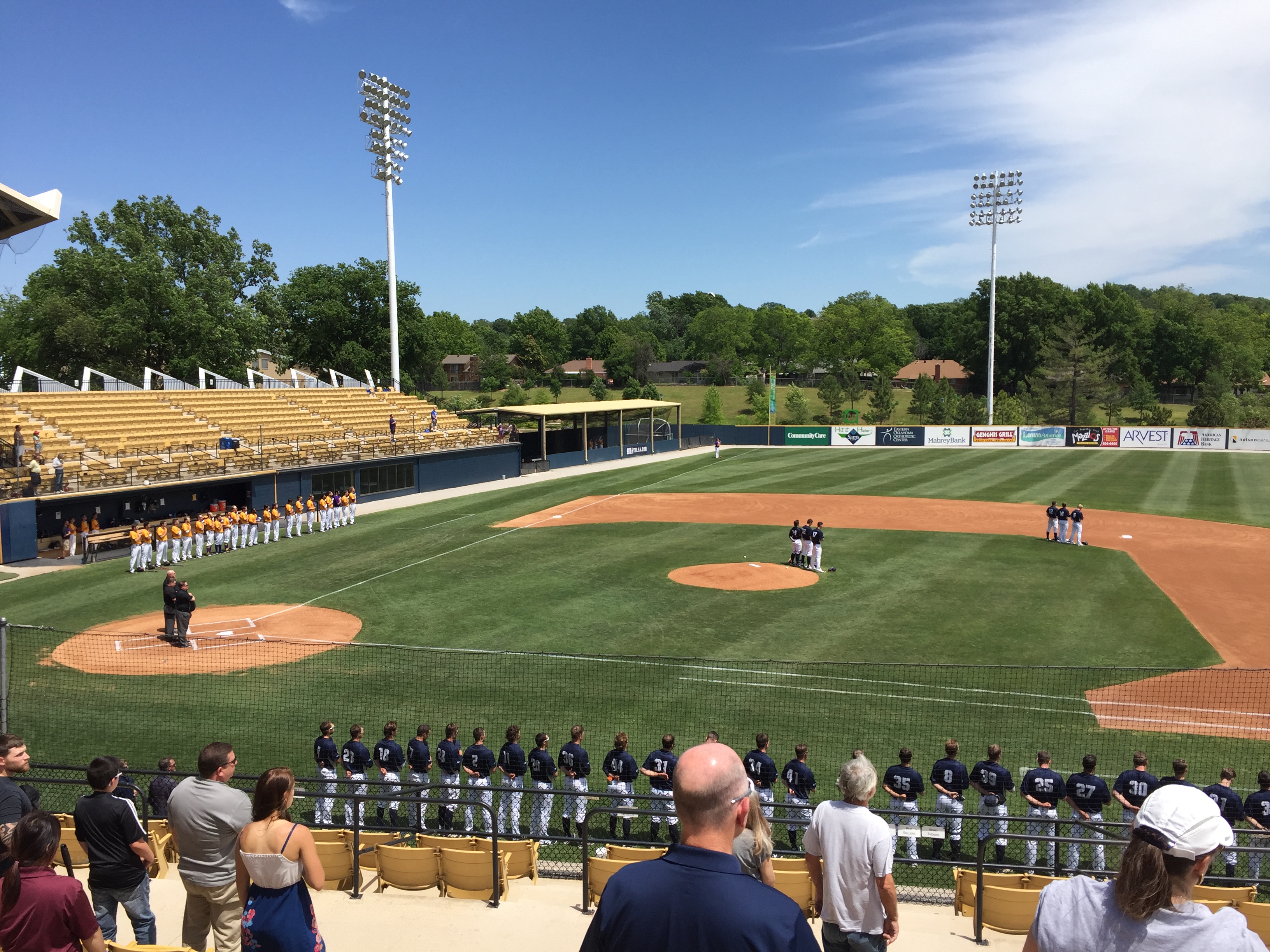 Oral Roberts University Baseball Field baseballcowboyspostpone