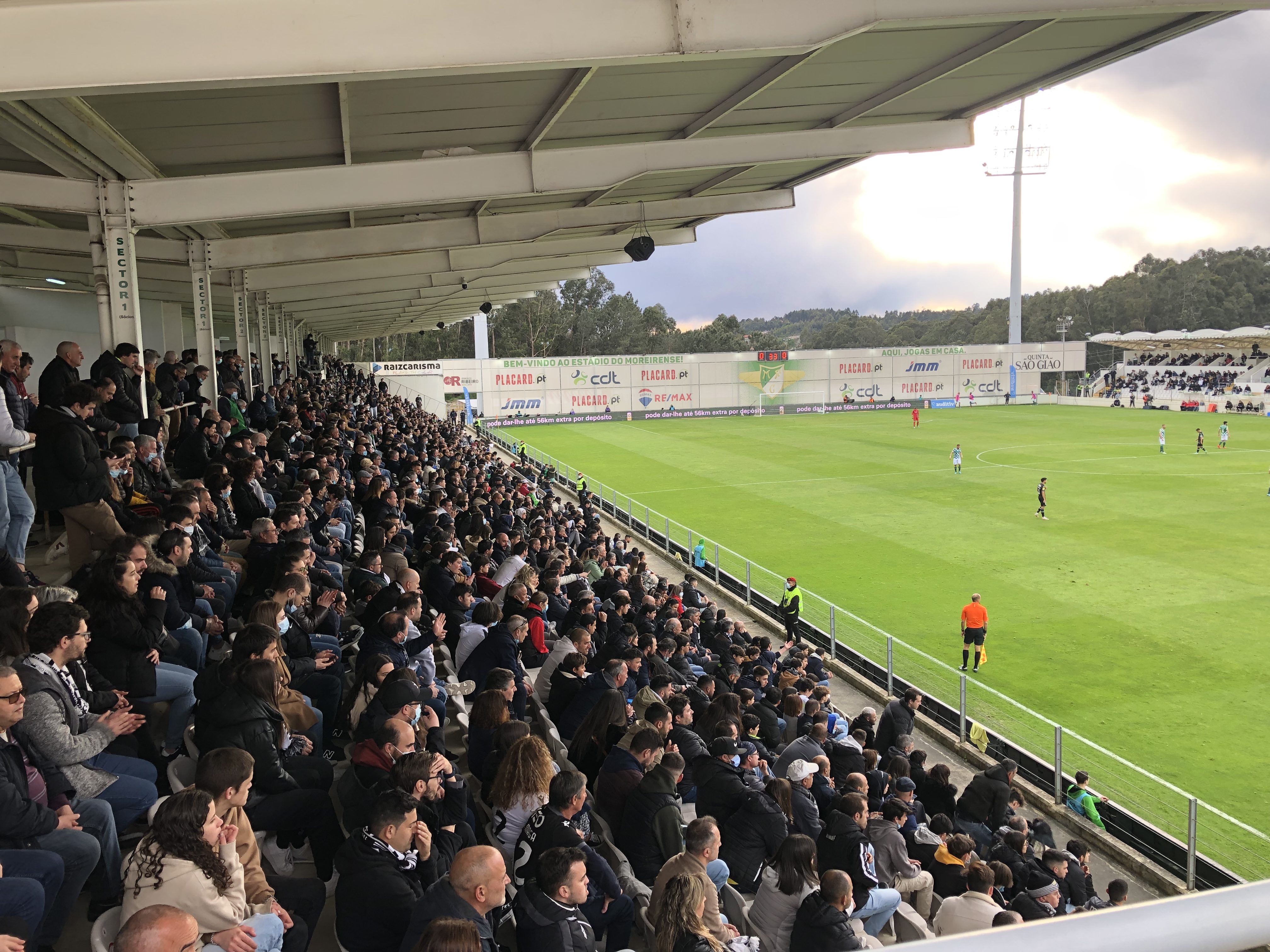 Guimarães, 12/31/2022 - Moreirense Futebol Clube received Club Football  Estrela this afternoon at the Comendador Joaquim de Almeida Freitas Stadium  in a game counting for the 14th round of the 2 Liga